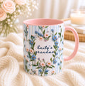 Personalized Grandma Mug With Grandchild Name Pregnancy Announcement Gift