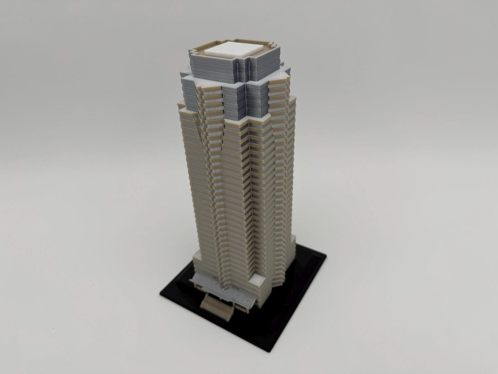StarsoftheCity Nakatomi Plaza 3D Printed Full Color Model 8in