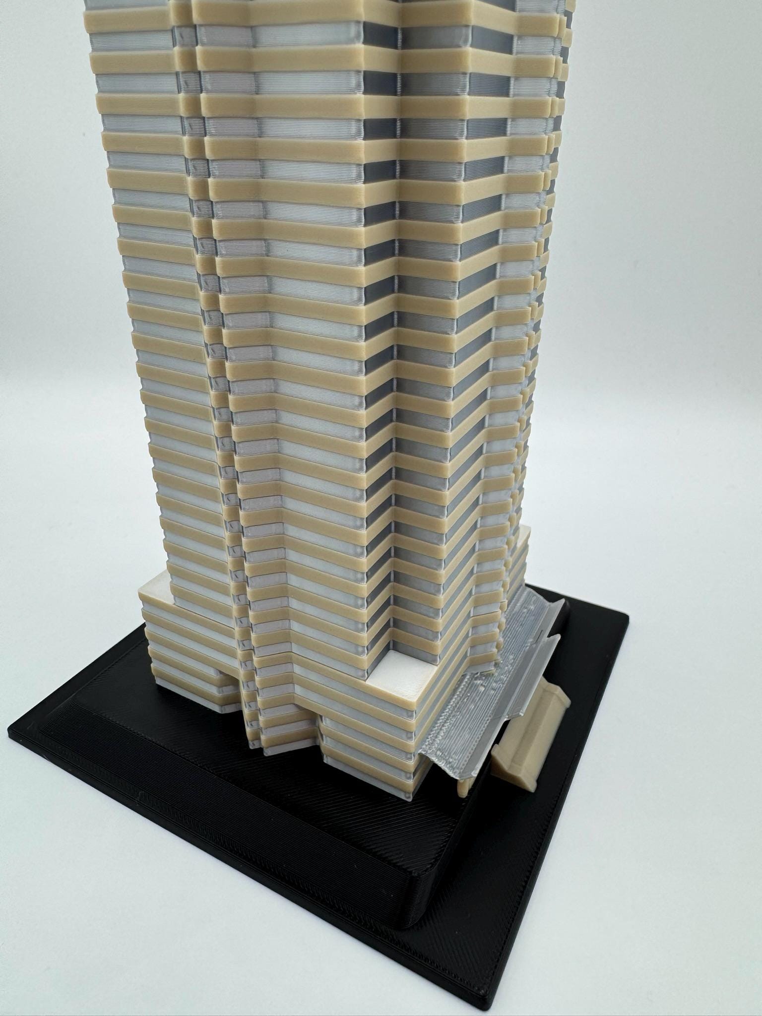 StarsoftheCity Nakatomi Plaza 3D Printed Full Color Model 8in