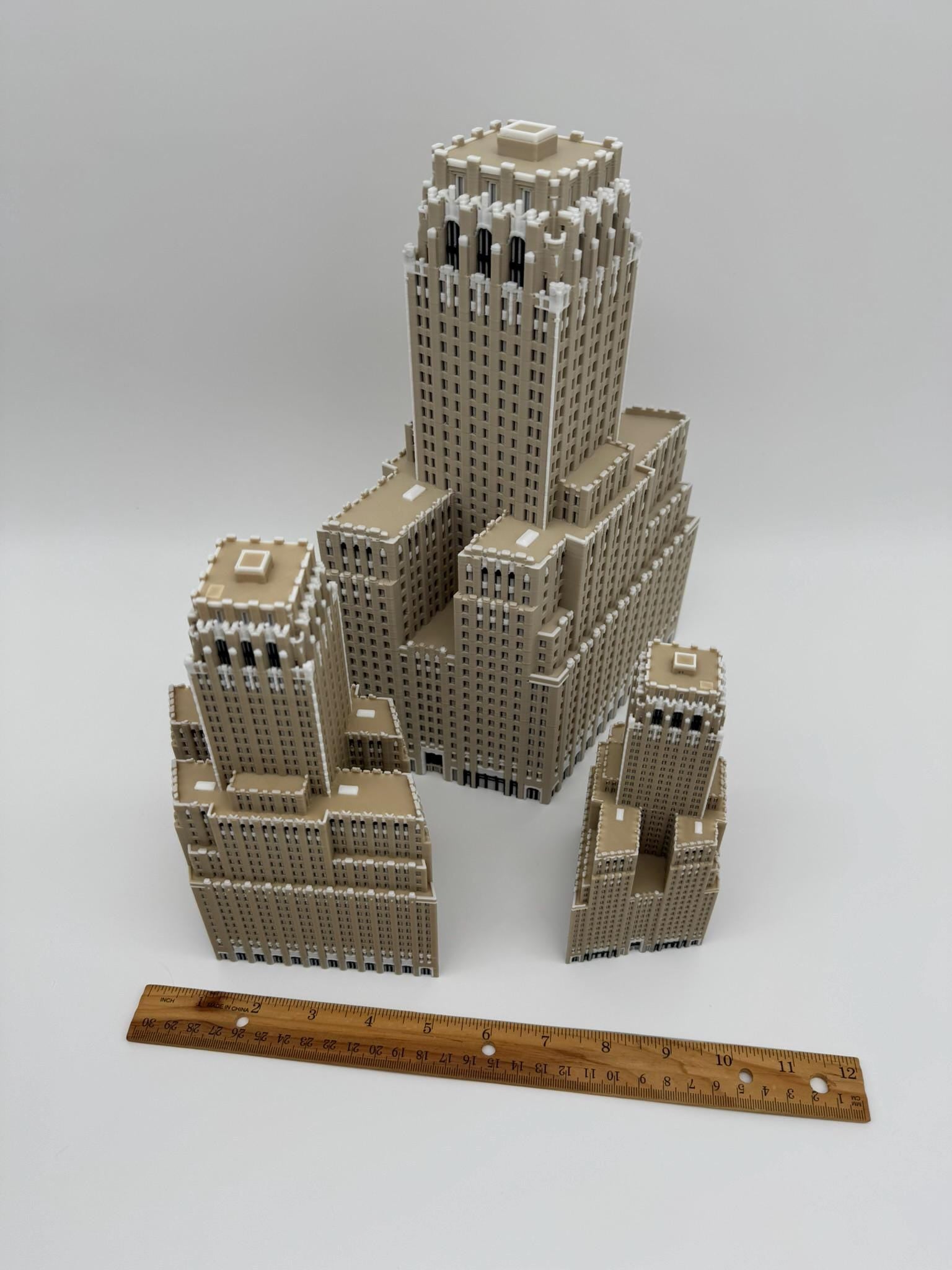 StarsoftheCity Barclay-Vesey Building Model 3D Printed Full Color Skyscraper Statue