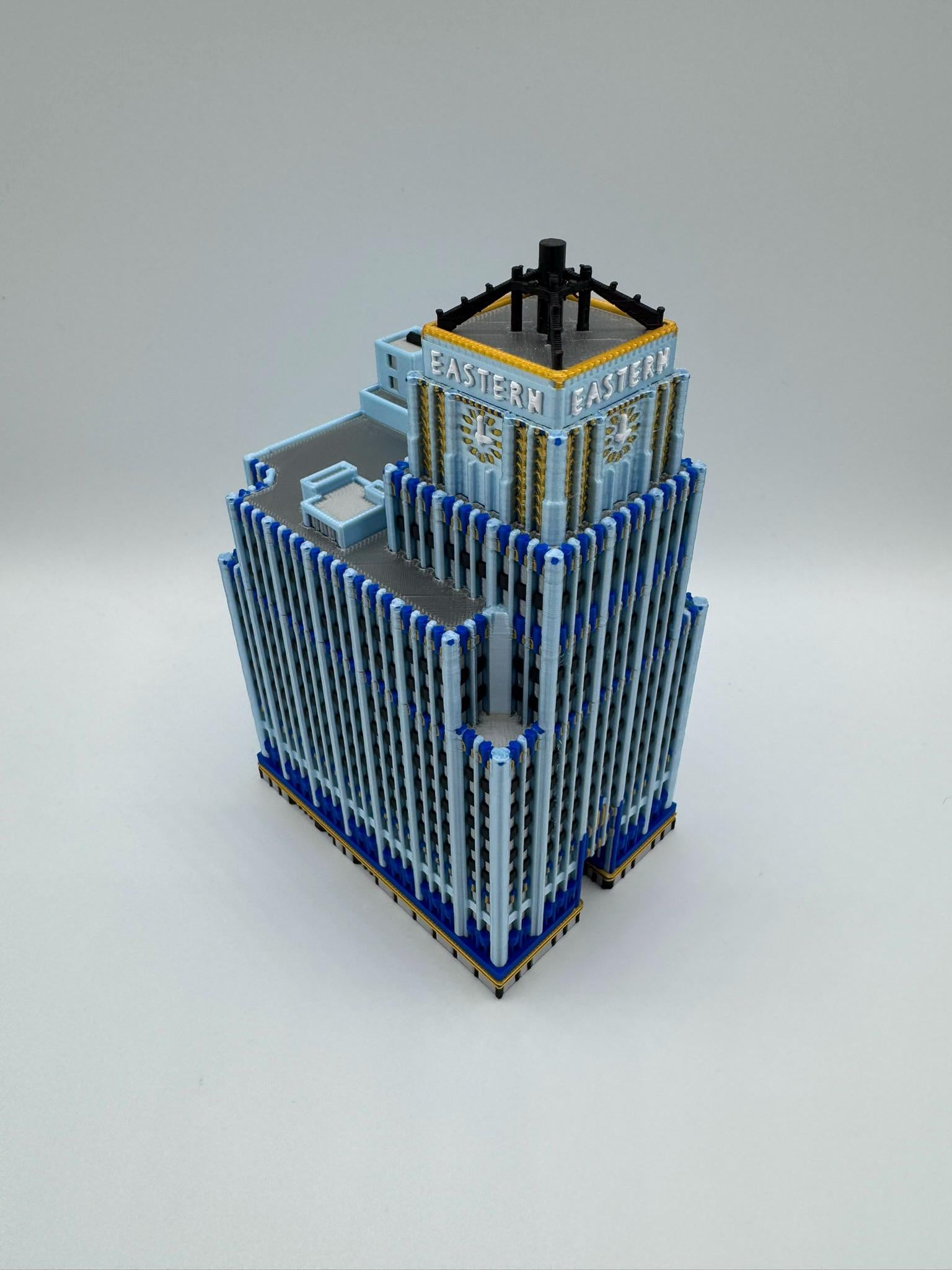 StarsoftheCity Eastern Columbia Building 3D Printed Full Color Model LA Landmark