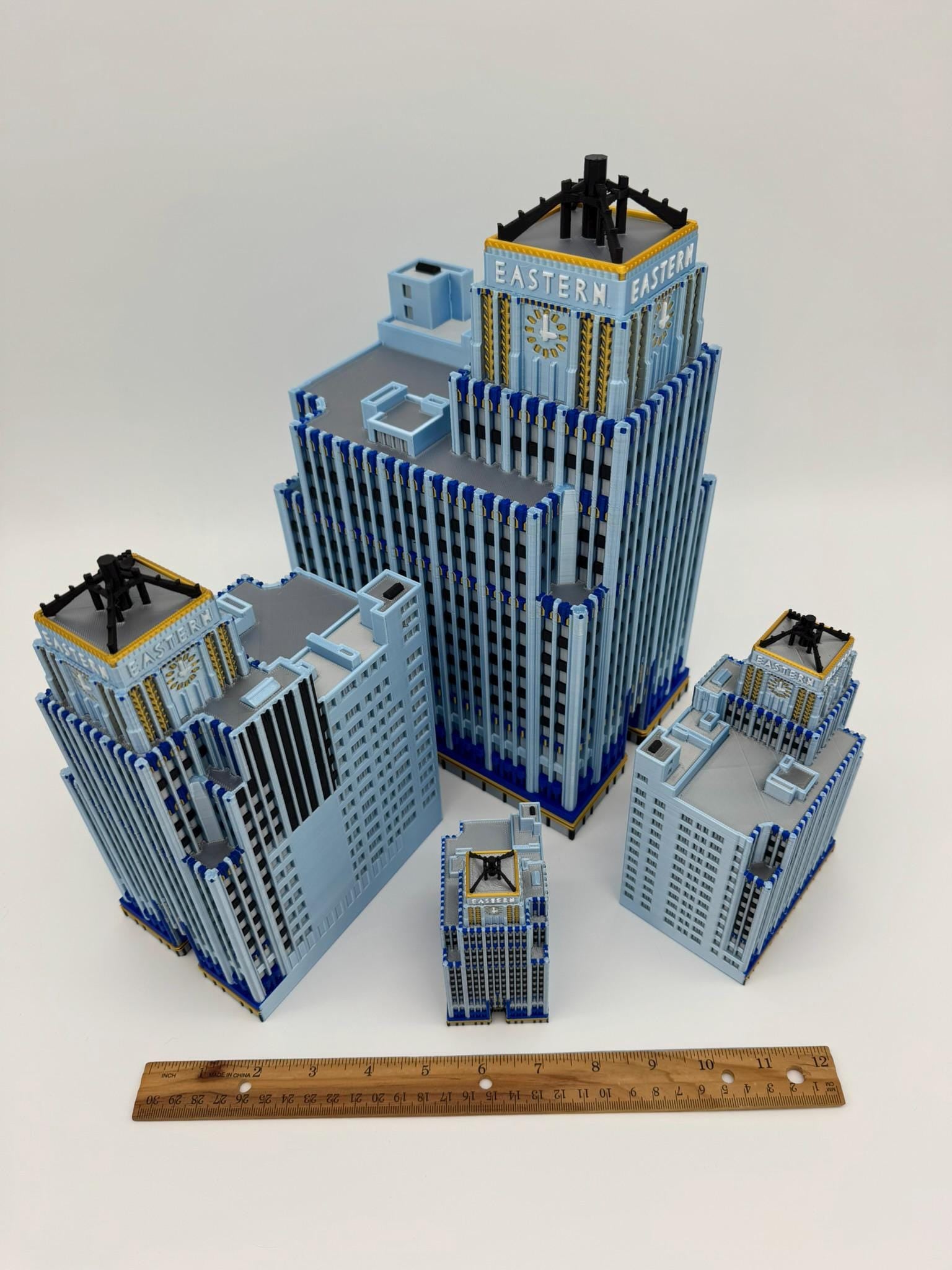 StarsoftheCity Eastern Columbia Building 3D Printed Full Color Model LA Landmark