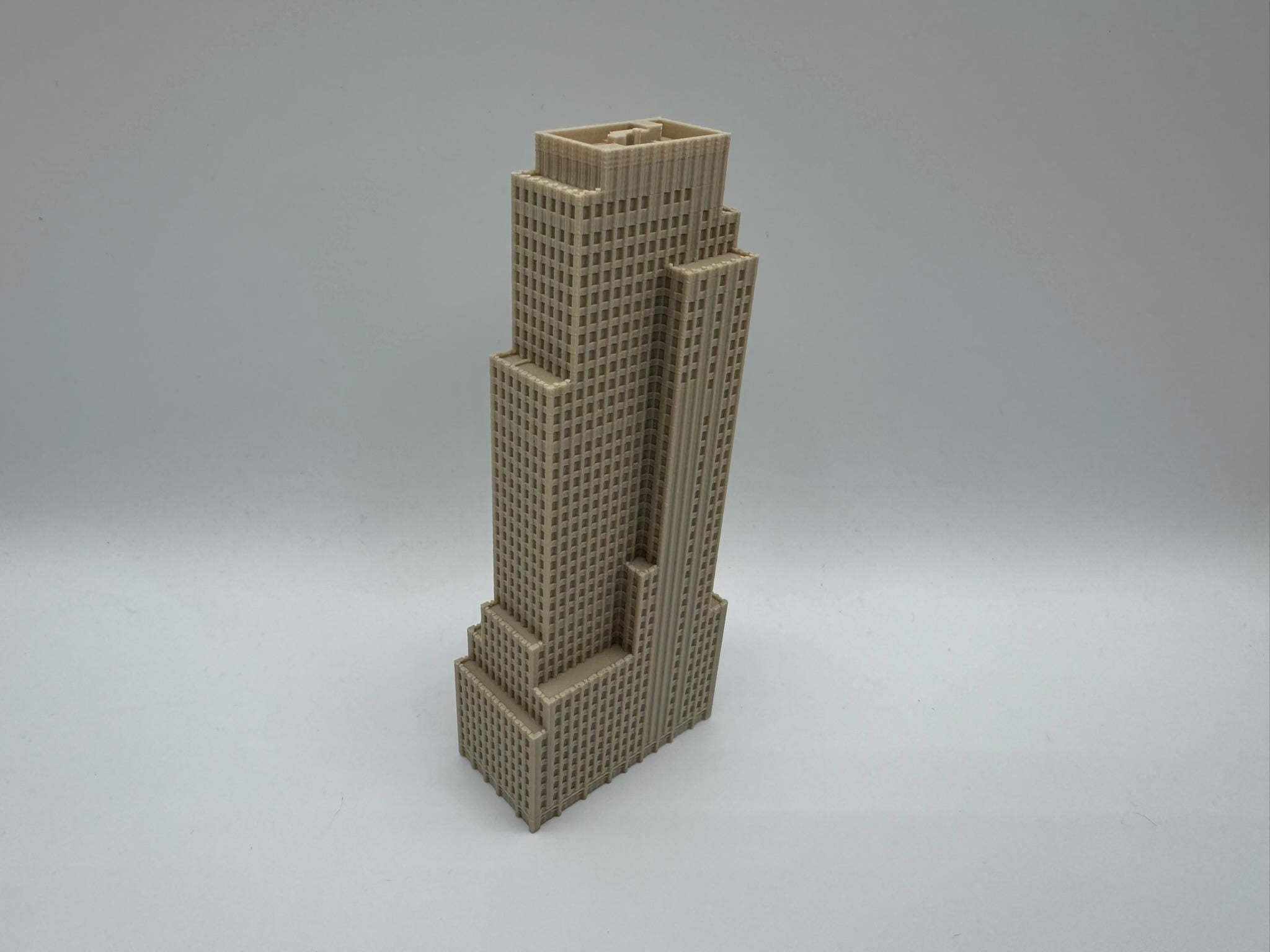 StarsoftheCity Daily News Building 3D Printed Miniature Model PLA
