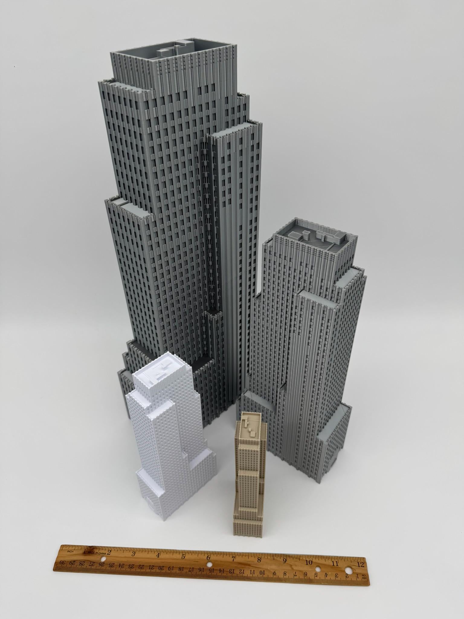 StarsoftheCity Daily News Building 3D Printed Miniature Model PLA