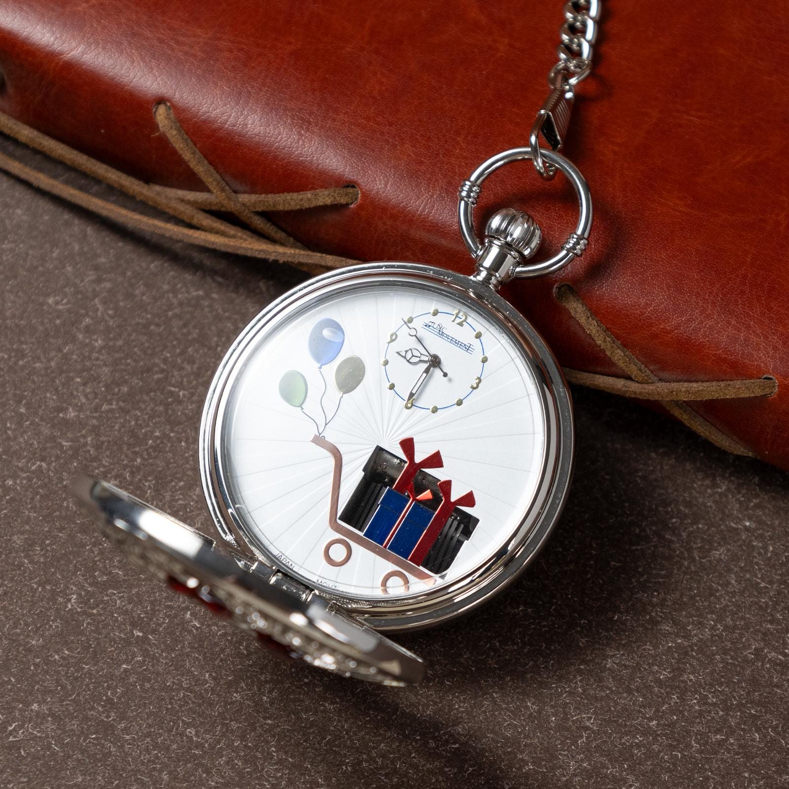 Oryeia Vintage Birthday Music Pocket Watch Happy Birthday Melody