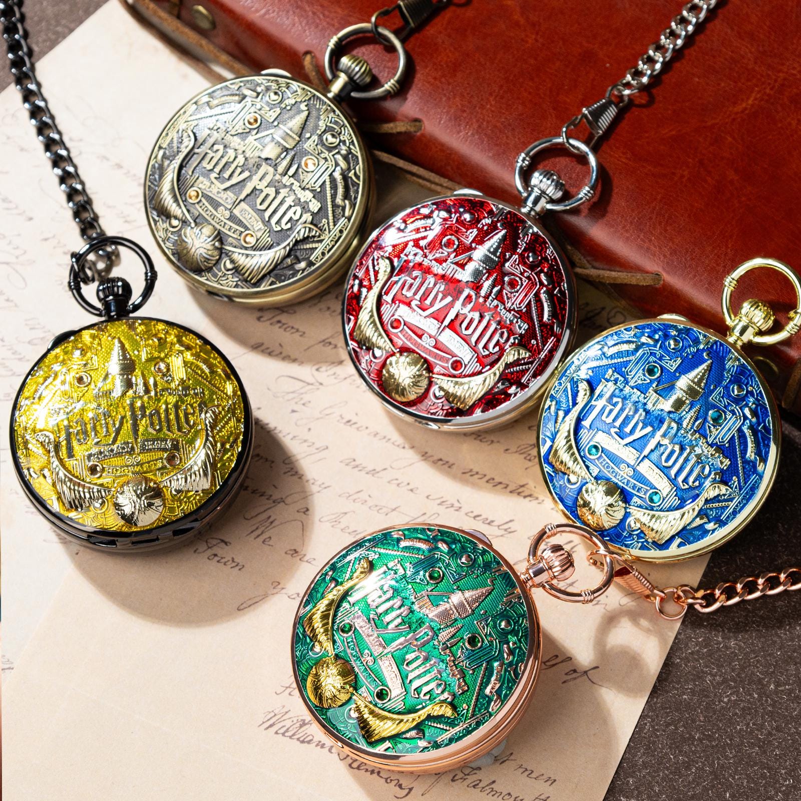 Oryeia Harry Potter Musical Pocket Watch Custom Photo Engraved Keepsake