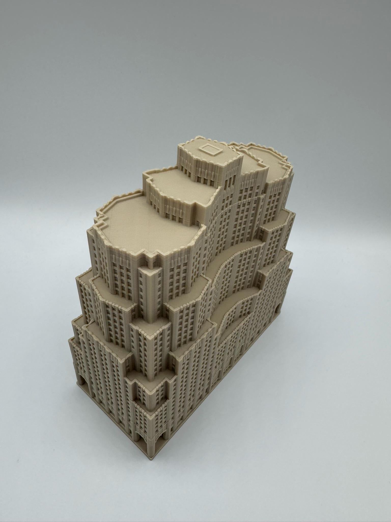 StarsoftheCity Metropolitan Life North Building Model 3D Printed