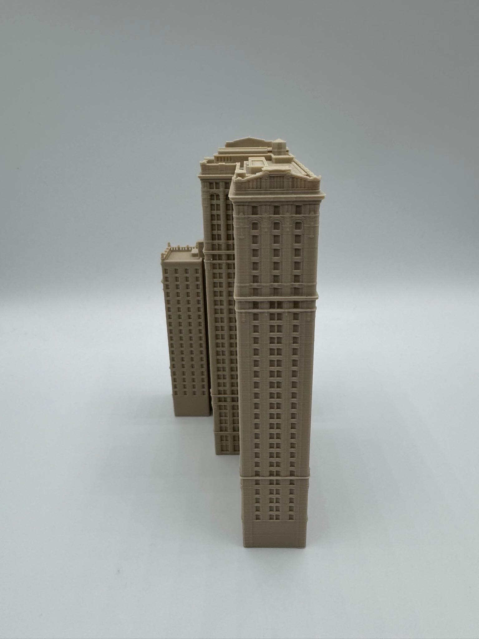 StarsoftheCity Whitehall Building Model 3D Printed Beige