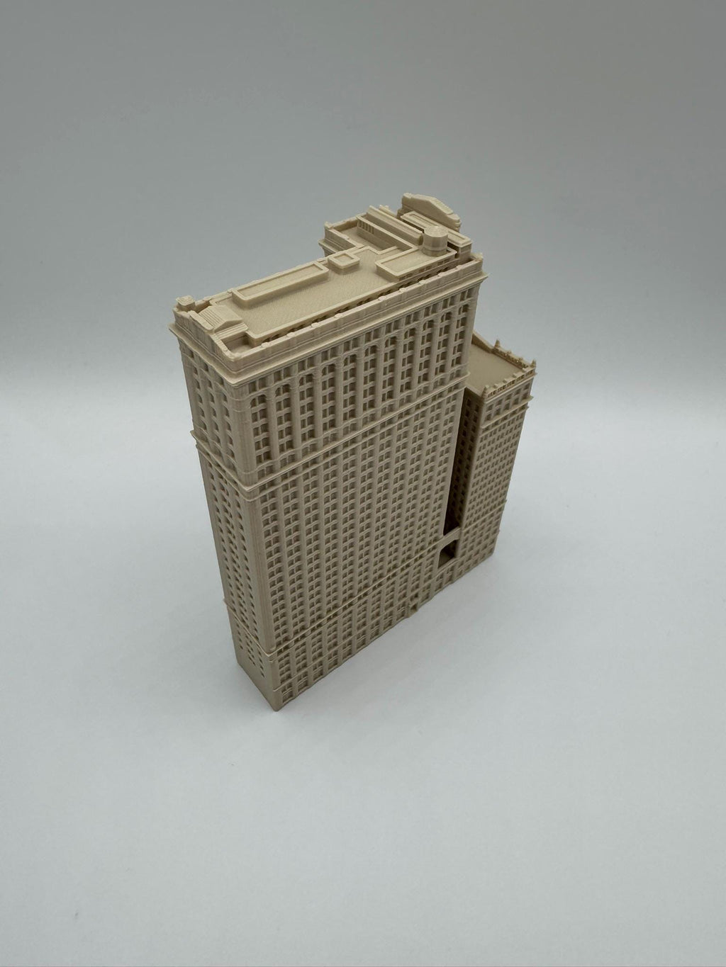 StarsoftheCity Whitehall Building Model 3D Printed Beige