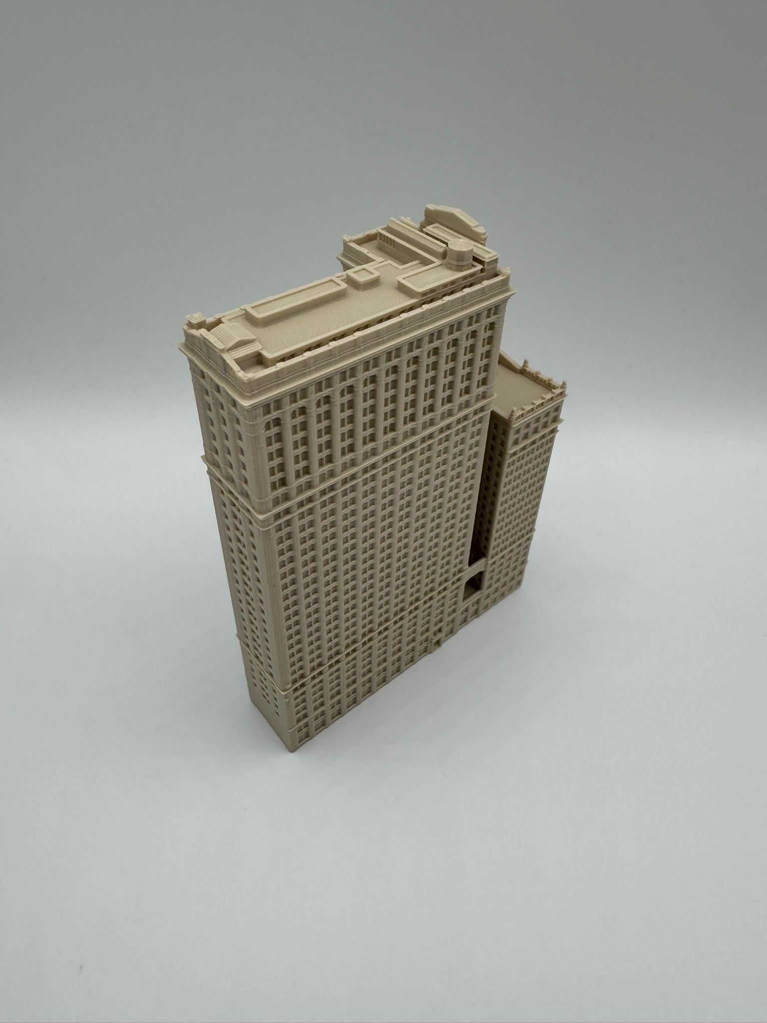 StarsoftheCity Whitehall Building Model 3D Printed Beige