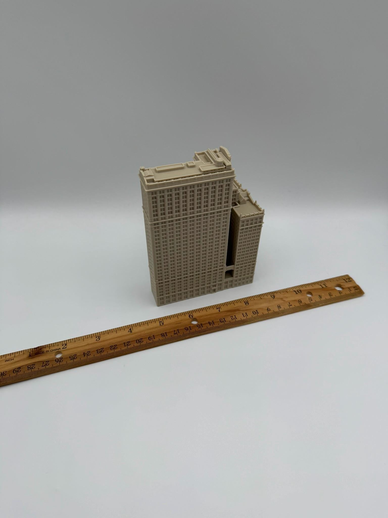 StarsoftheCity Whitehall Building Model 3D Printed Beige