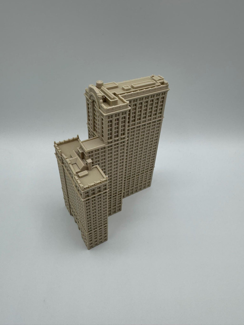 StarsoftheCity Whitehall Building Model 3D Printed Beige
