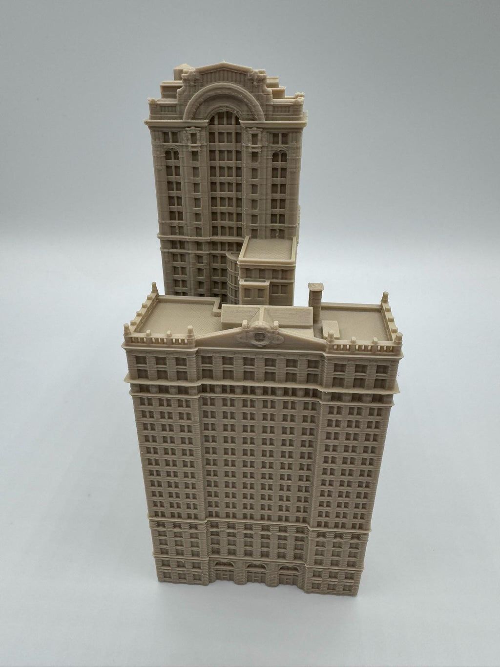 StarsoftheCity Whitehall Building Model 3D Printed Beige