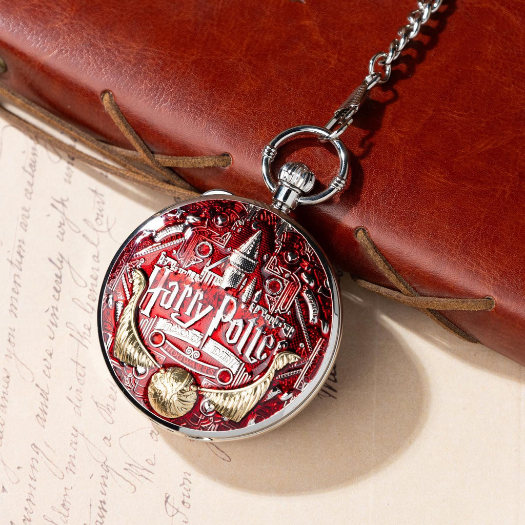Oryeia Harry Potter Musical Pocket Watch Custom Photo Engraved Keepsake