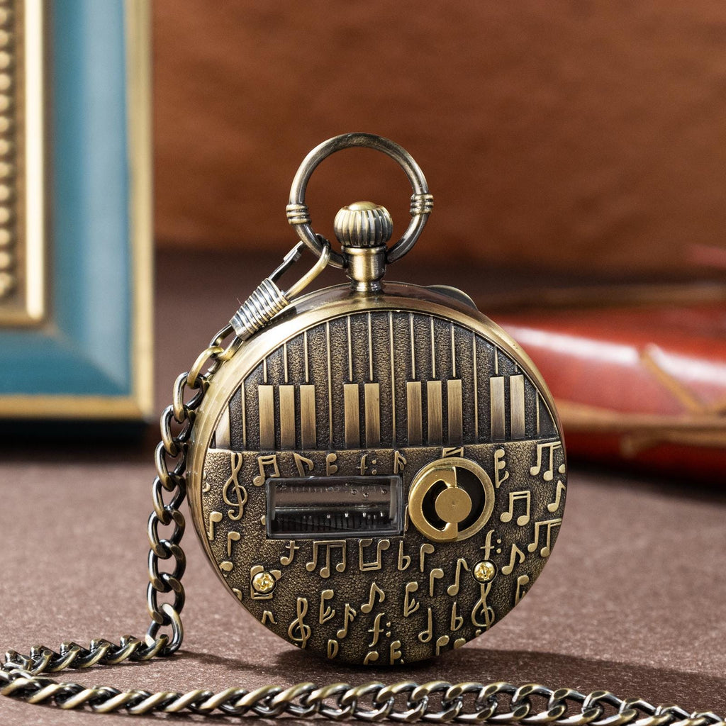 Oryeia Harry Potter Musical Pocket Watch Custom Photo Engraved Keepsake