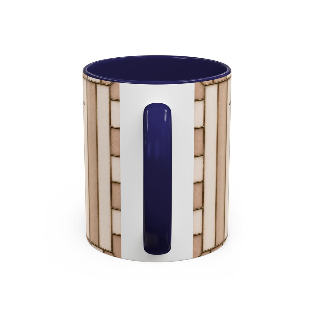 Custom Striped Dad Mug, Personalized Name Cup, Father's Day Gift