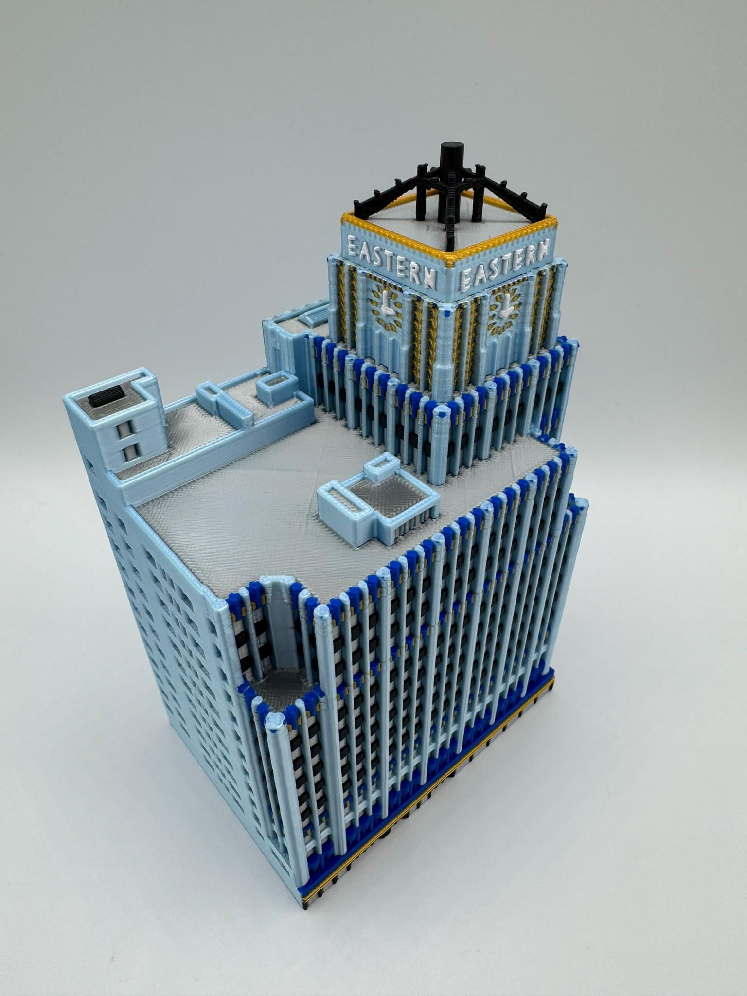 StarsoftheCity Eastern Columbia Building 3D Printed Full Color Model LA Landmark