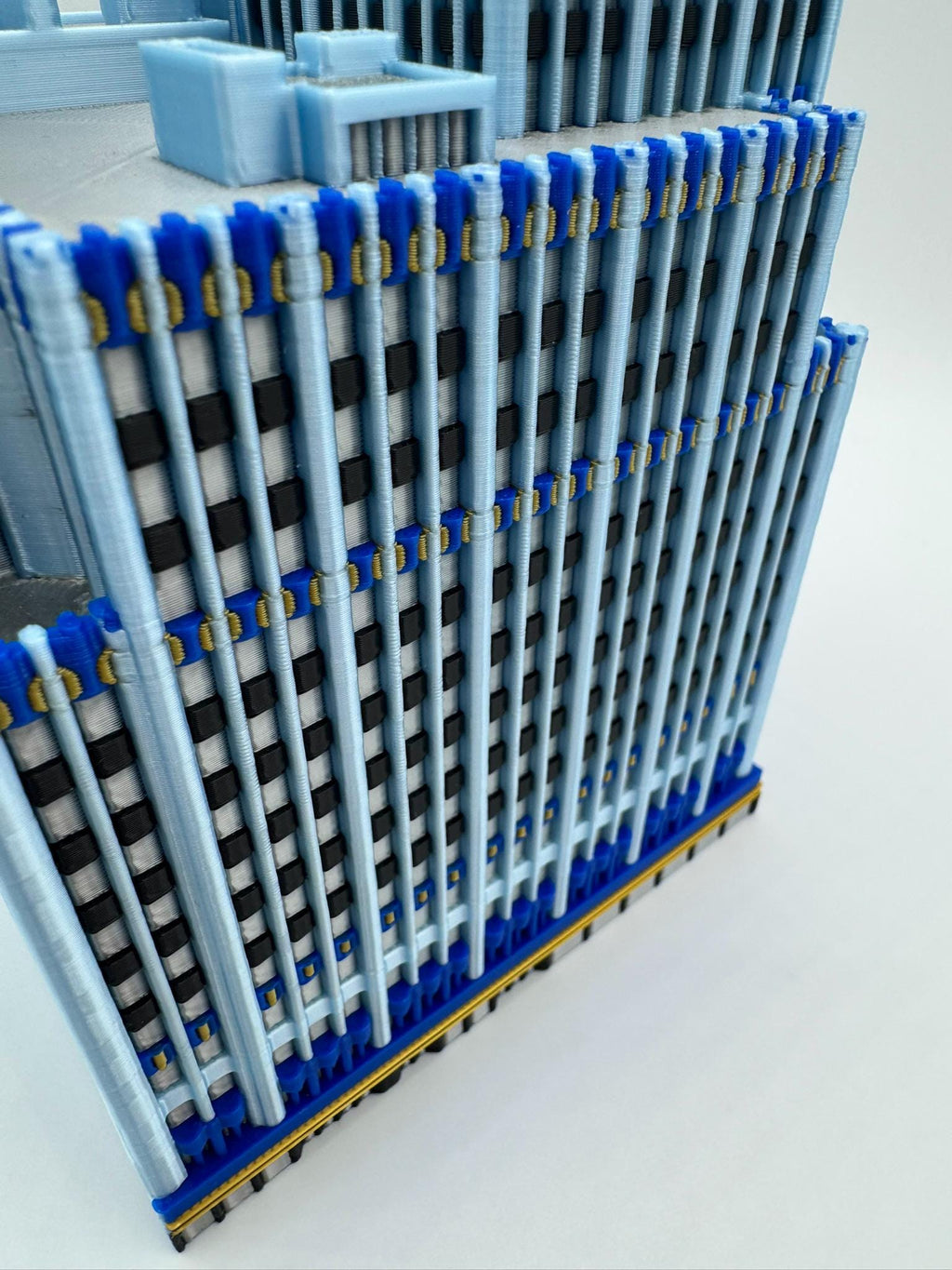StarsoftheCity Eastern Columbia Building 3D Printed Full Color Model LA Landmark