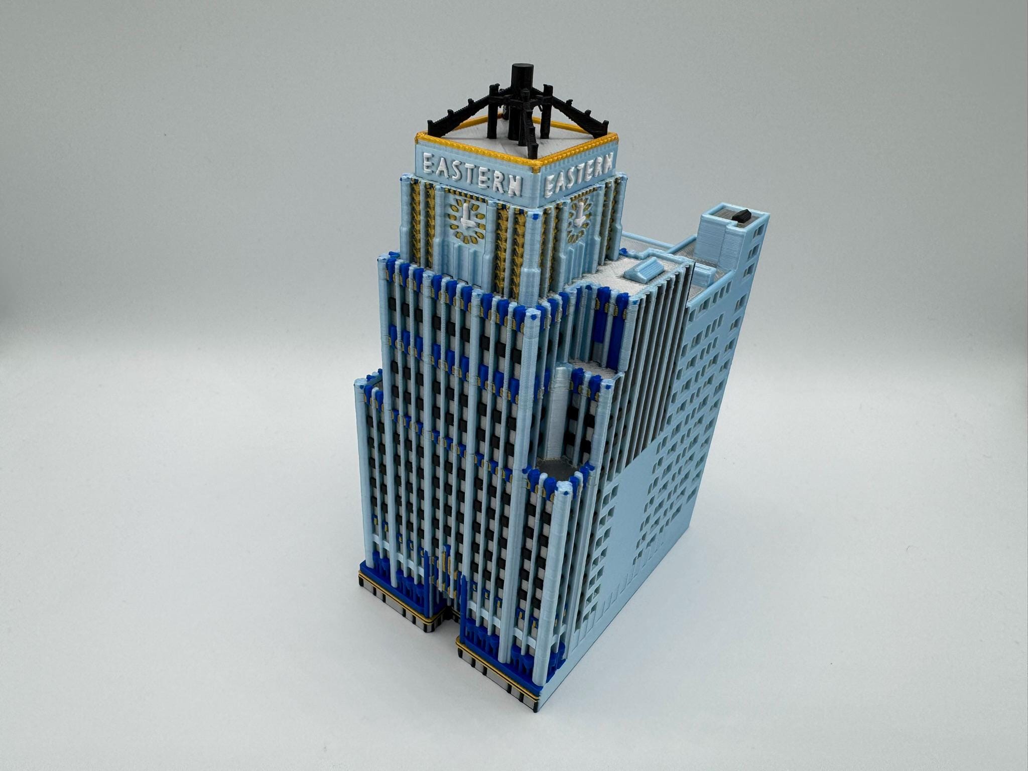 StarsoftheCity Eastern Columbia Building 3D Printed Full Color Model LA Landmark