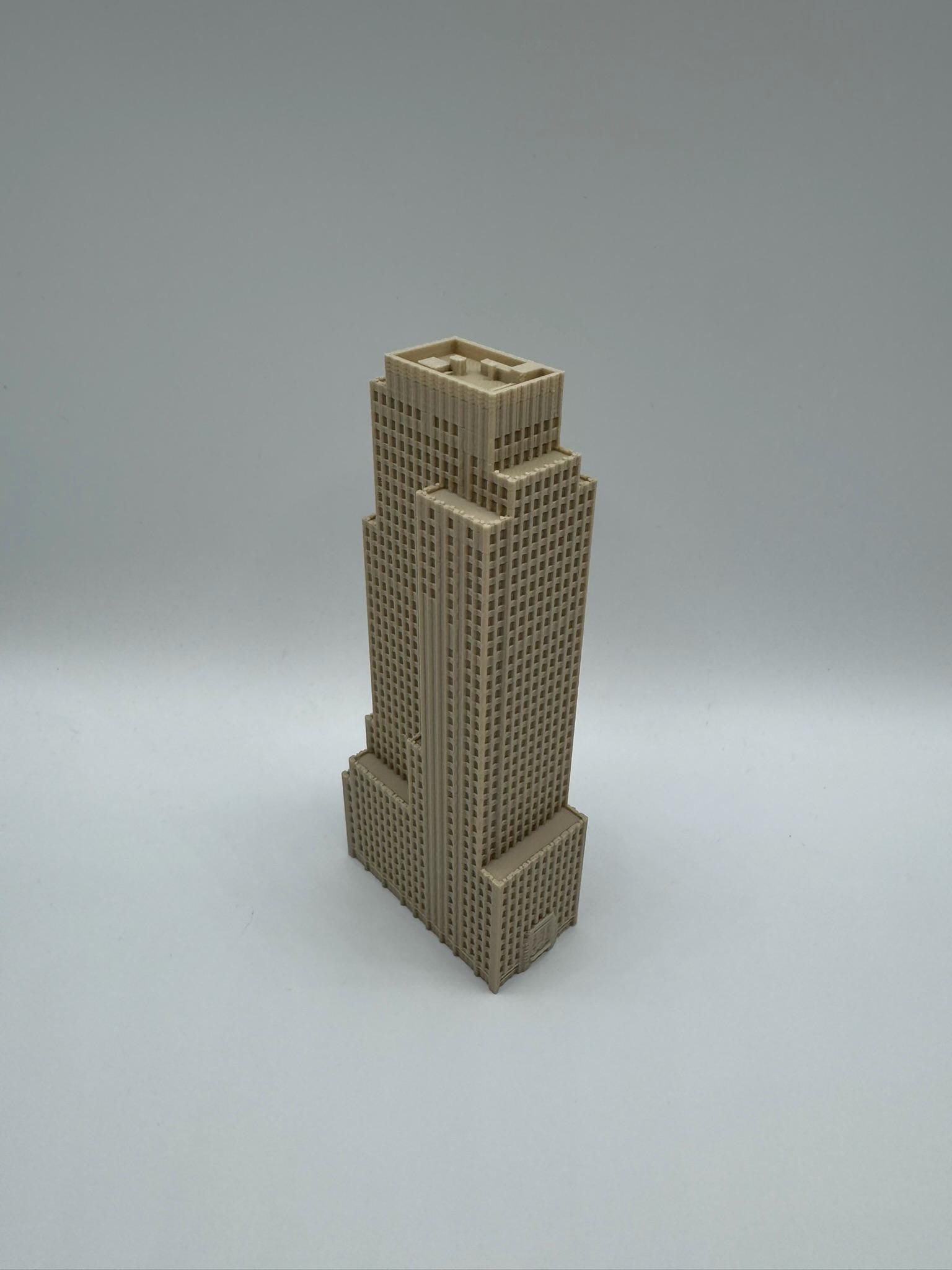 StarsoftheCity Daily News Building 3D Printed Miniature Model PLA
