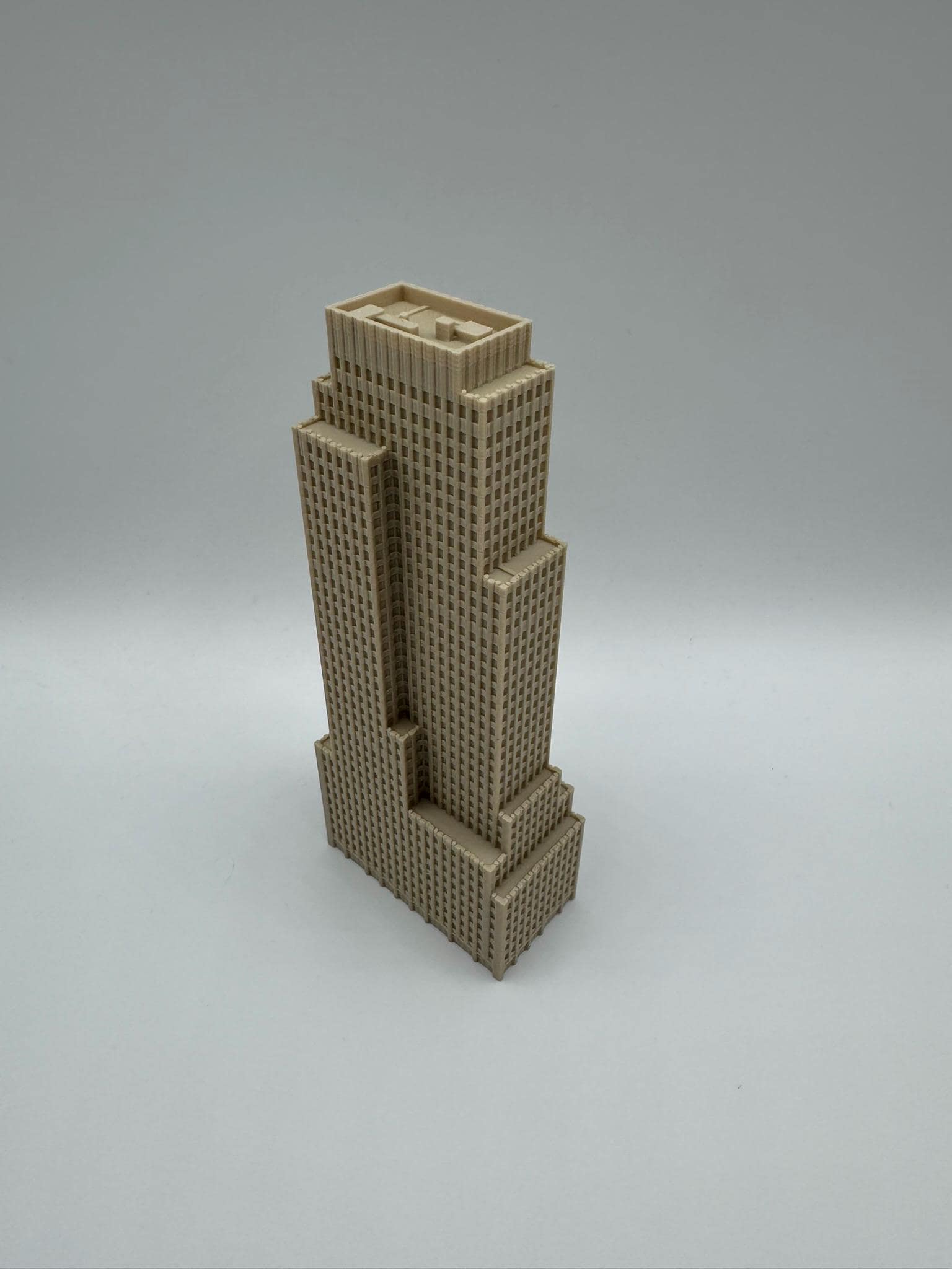 StarsoftheCity Daily News Building 3D Printed Miniature Model PLA