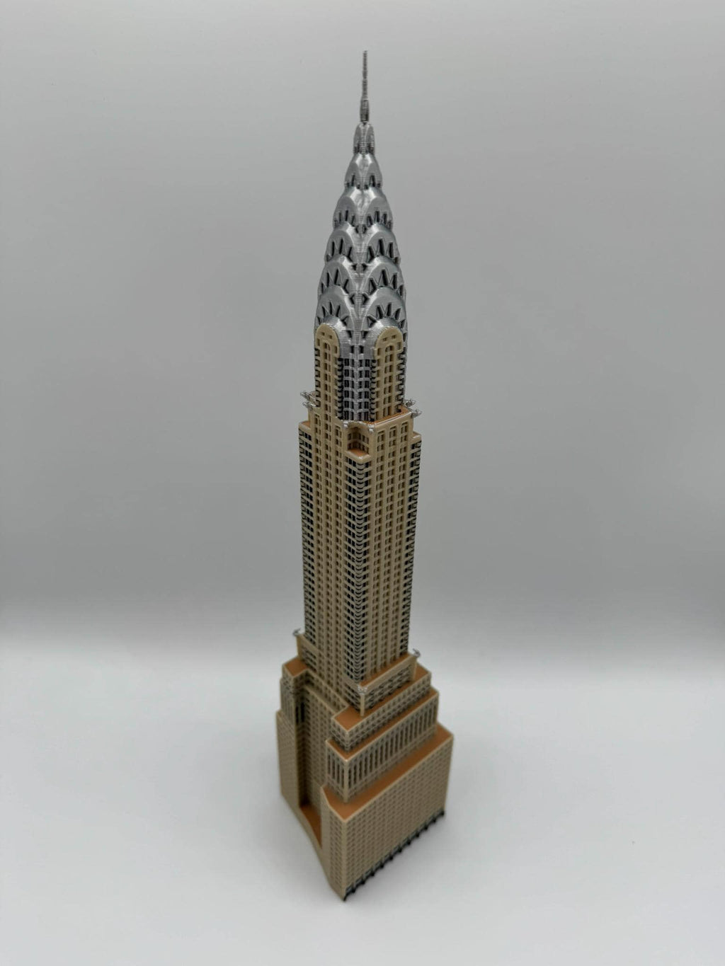 Chrysler Building Model 3D Printed Full Color