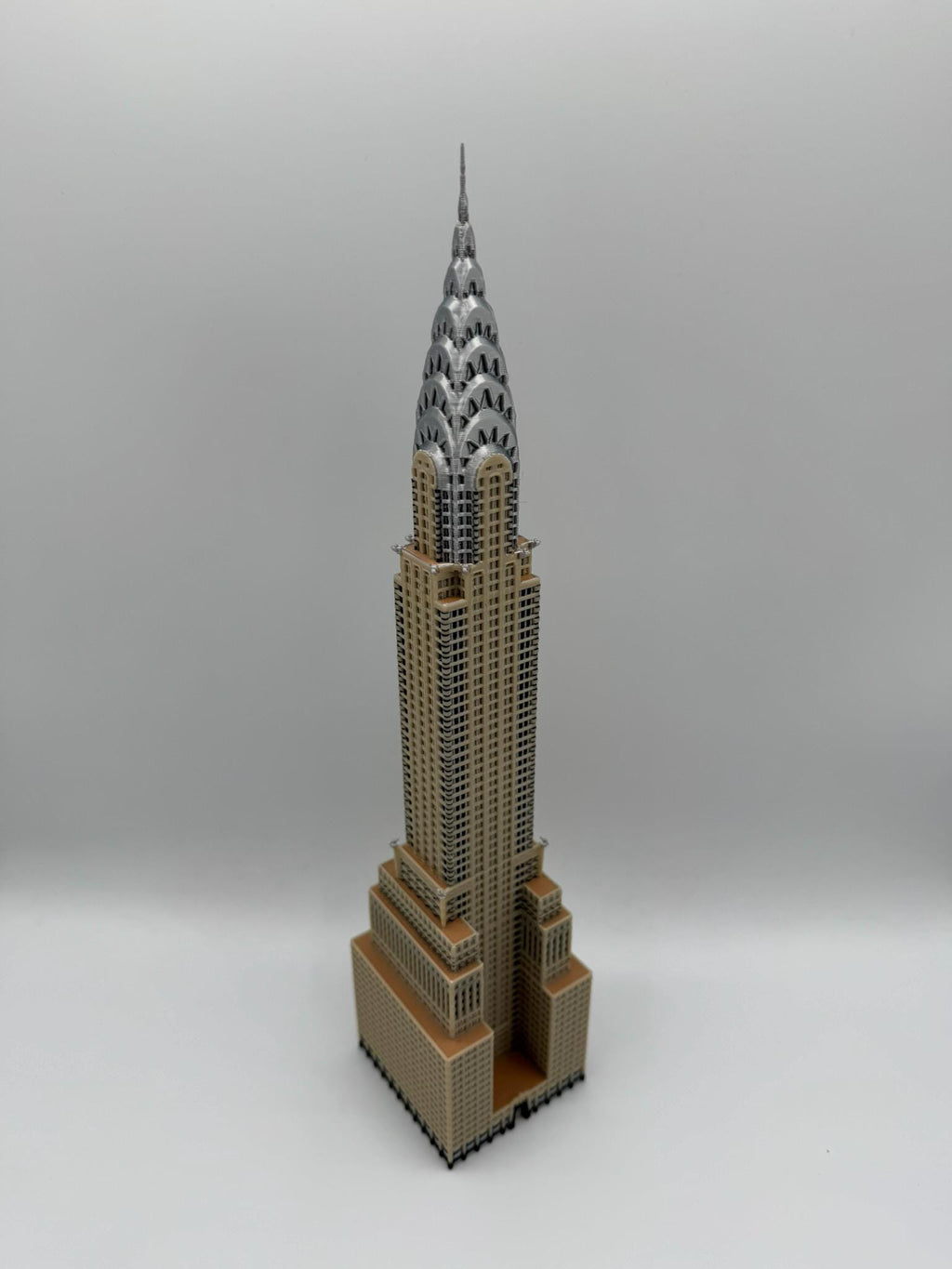 Chrysler Building Model 3D Printed Full Color