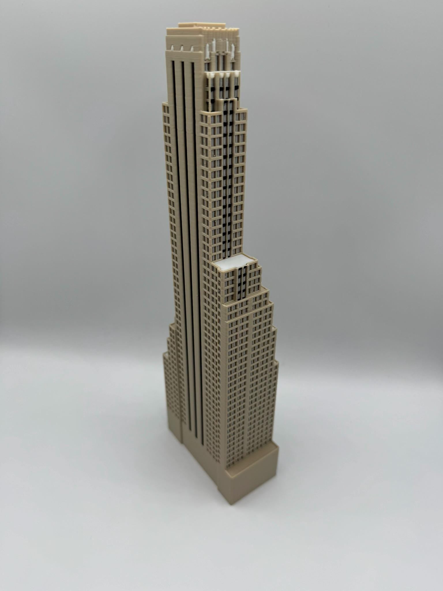 StarsoftheCity 500 Fifth Avenue 3D Printed Full Color Model 8.25in