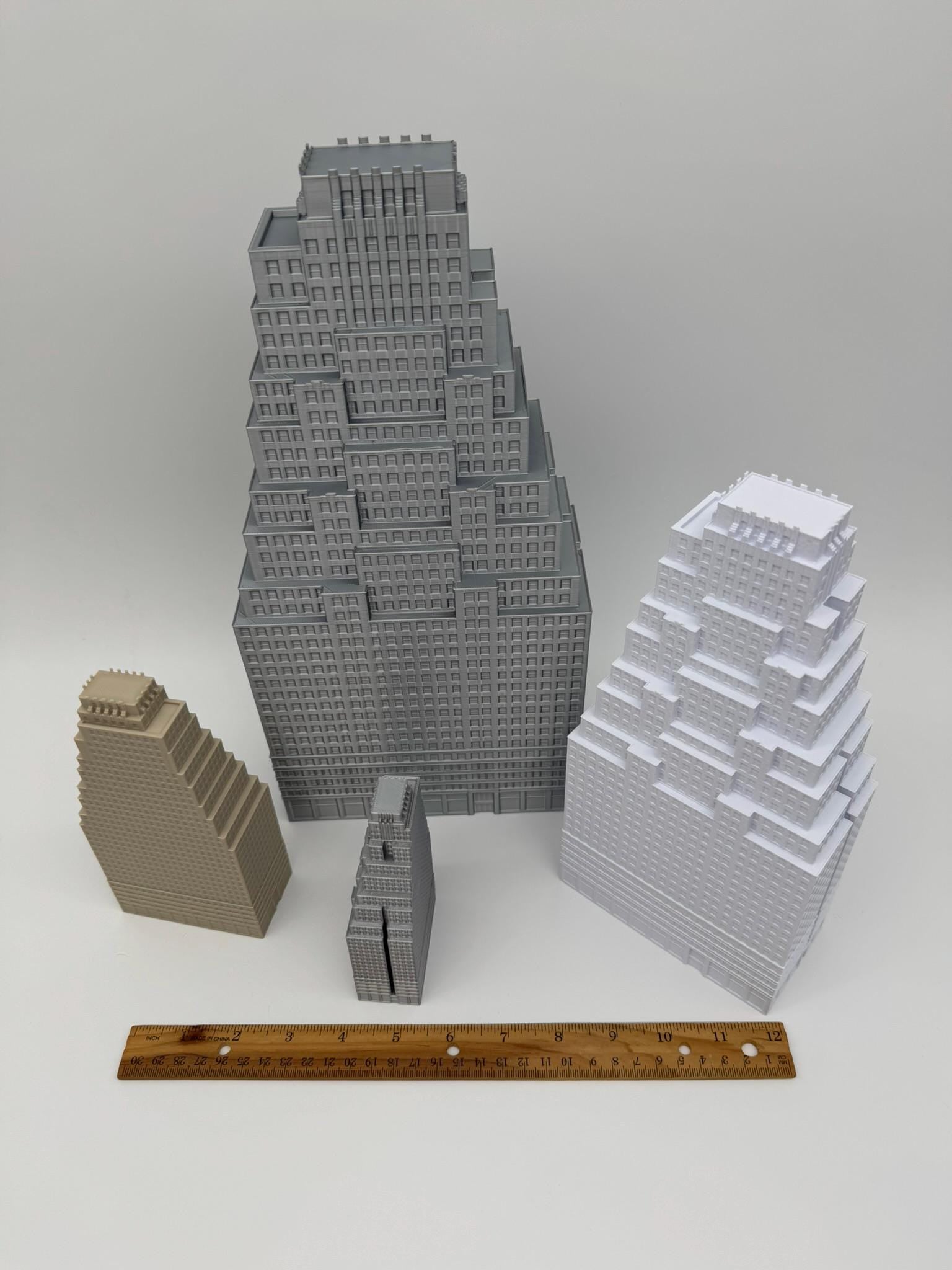 StarsoftheCity 120 Wall Street 3D Printed Architectural Model White