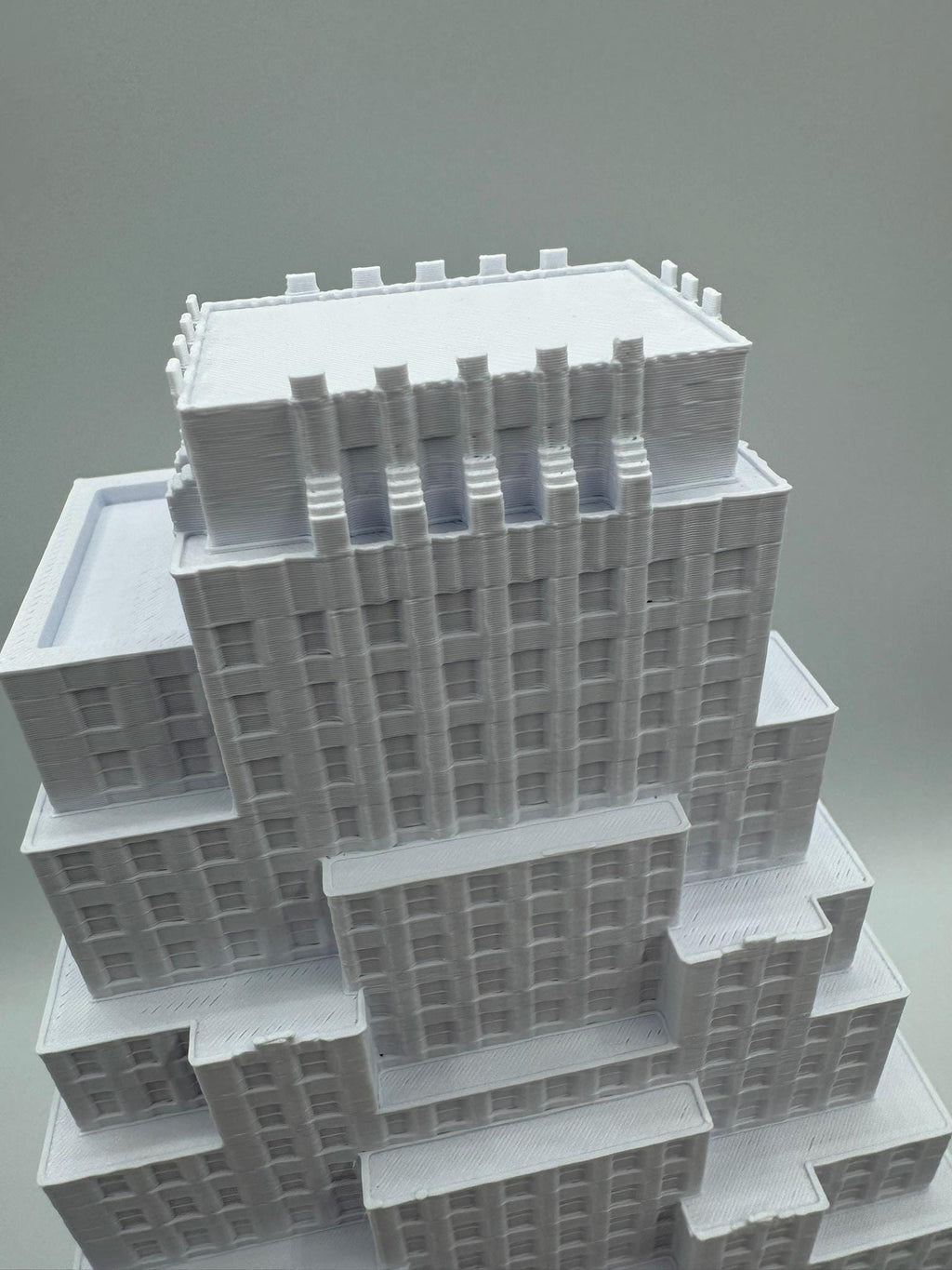 StarsoftheCity 120 Wall Street 3D Printed Architectural Model White