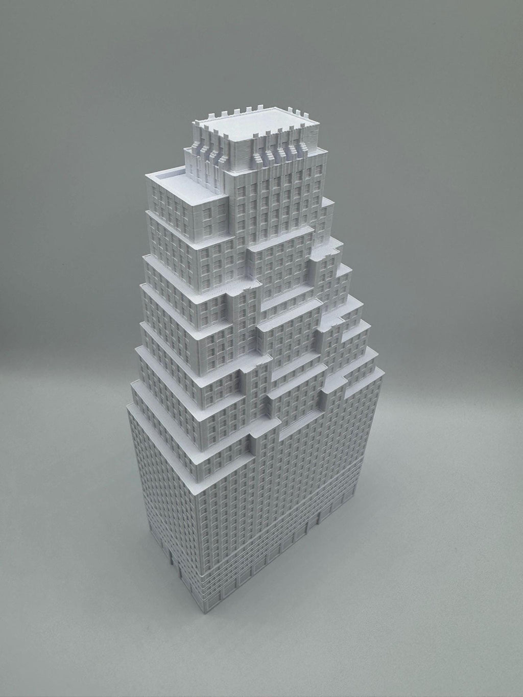 StarsoftheCity 120 Wall Street 3D Printed Architectural Model White