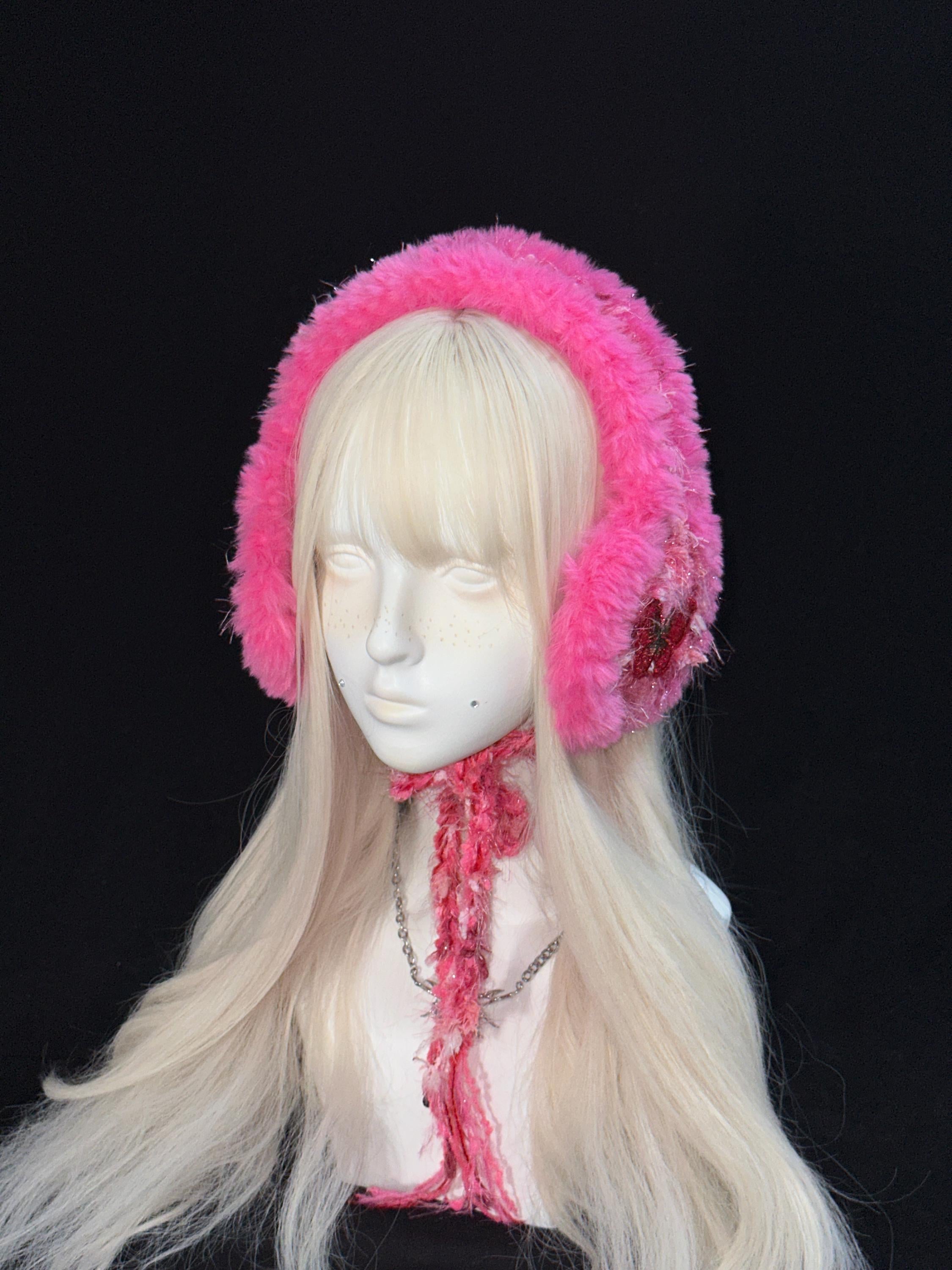 Custom Color Butterfly Crochet Ear Warmer Handmade Bohemian Style