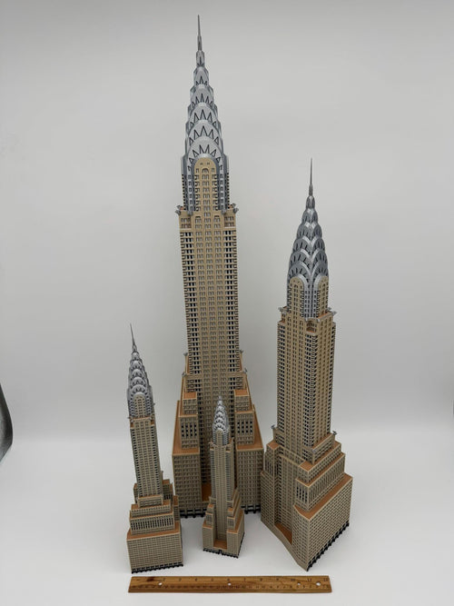 Chrysler Building Model 3D Printed Full Color