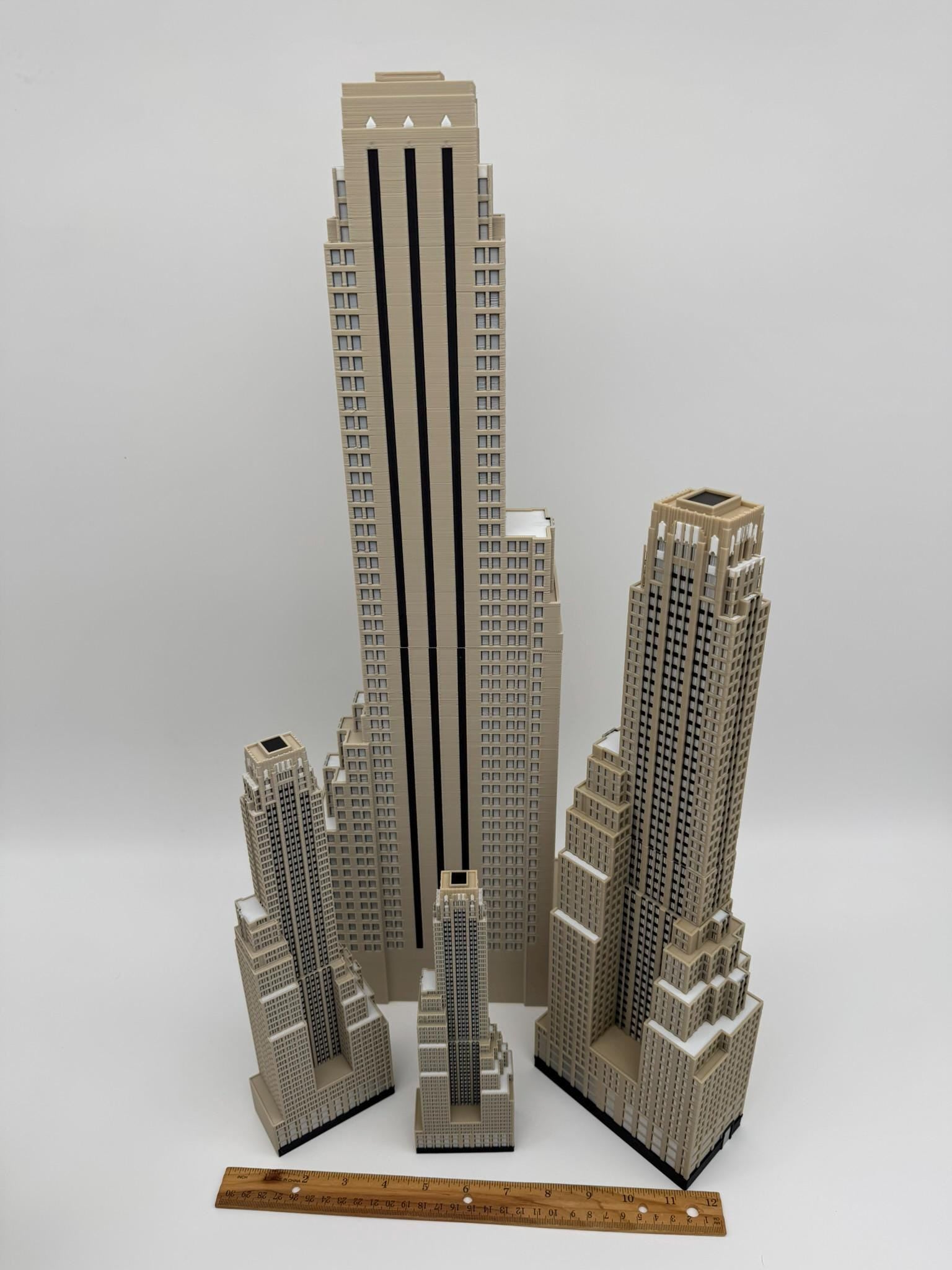 StarsoftheCity 500 Fifth Avenue 3D Printed Full Color Model 8.25in