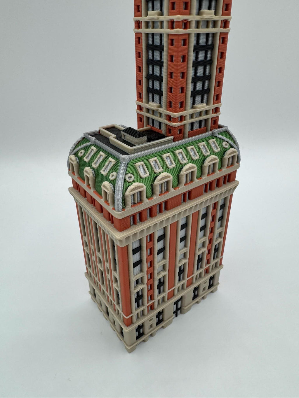 StarsoftheCity Singer Building Model 3D Printed Full Color