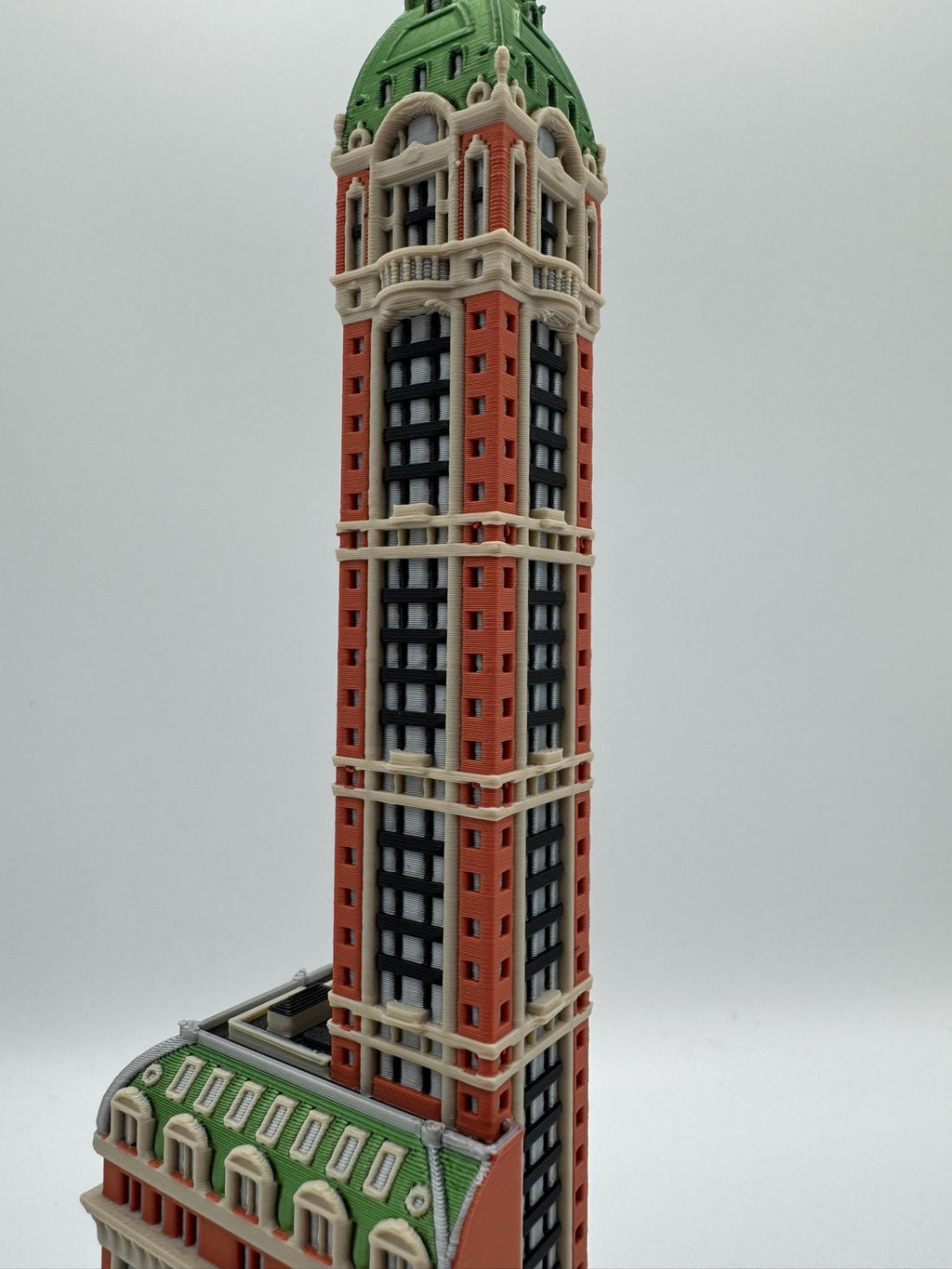 StarsoftheCity Singer Building Model 3D Printed Full Color