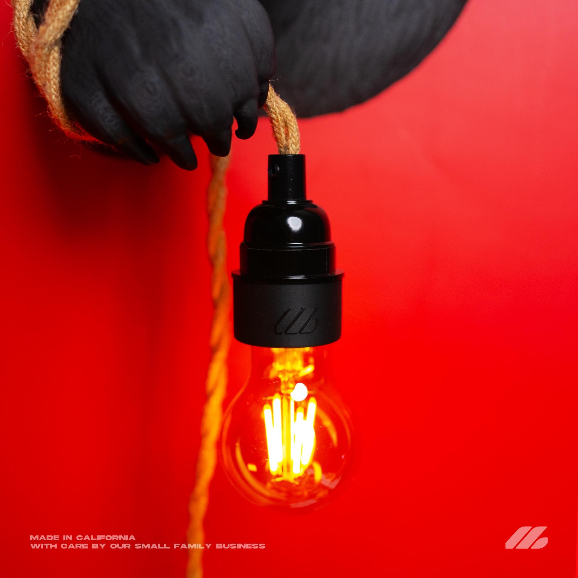 April16studio Black Bear Wall Lamp 3D Printed Night Light Black