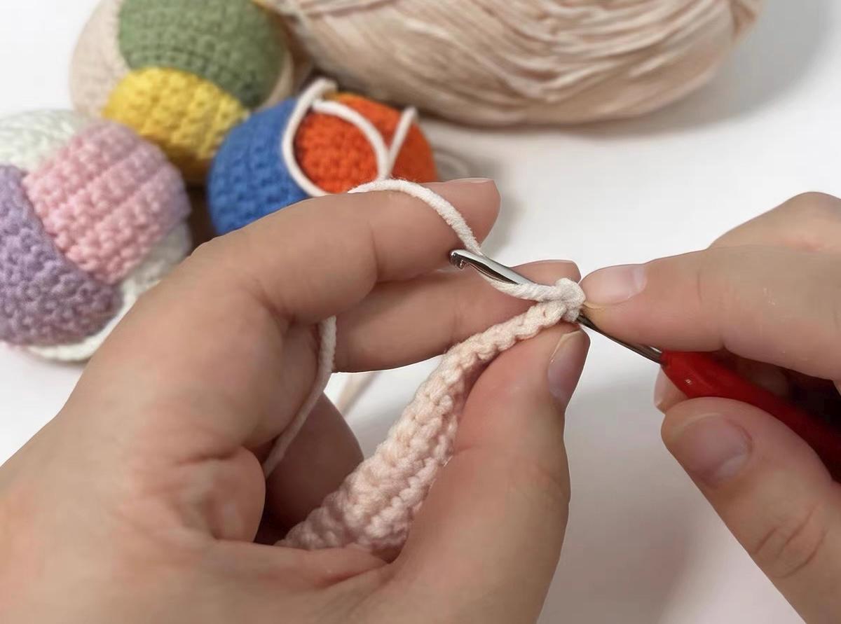CrochetRecipe Handmade Crochet Cat Balls 2.5in Cotton Pet Toys