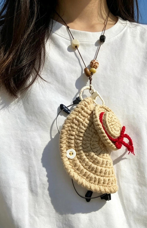 CrochetRecipe Handmade Sunglasses Holder Necklace Stand