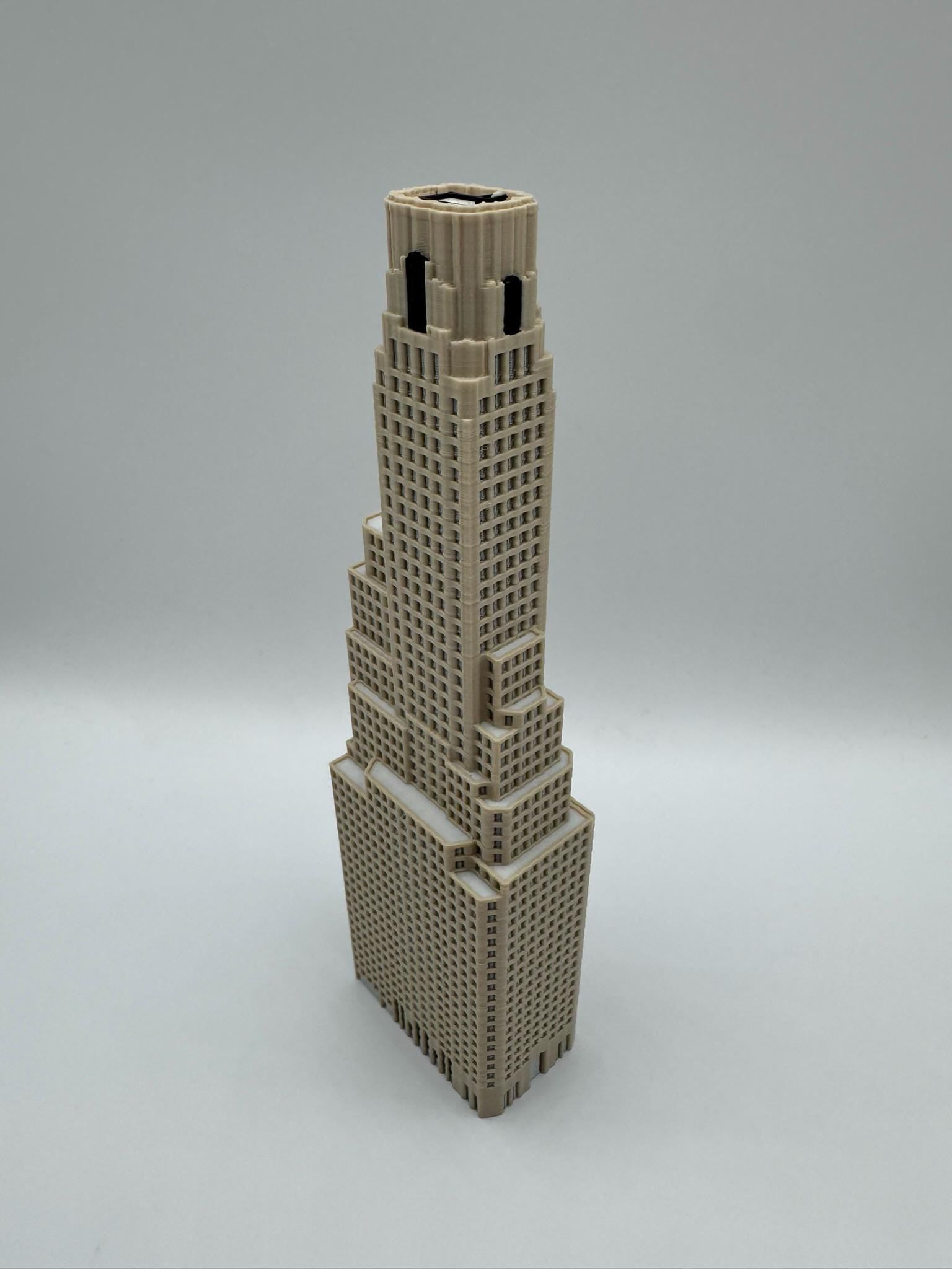 StarsoftheCity One Wall Street 3D Printed Architectural Model, 7.75in
