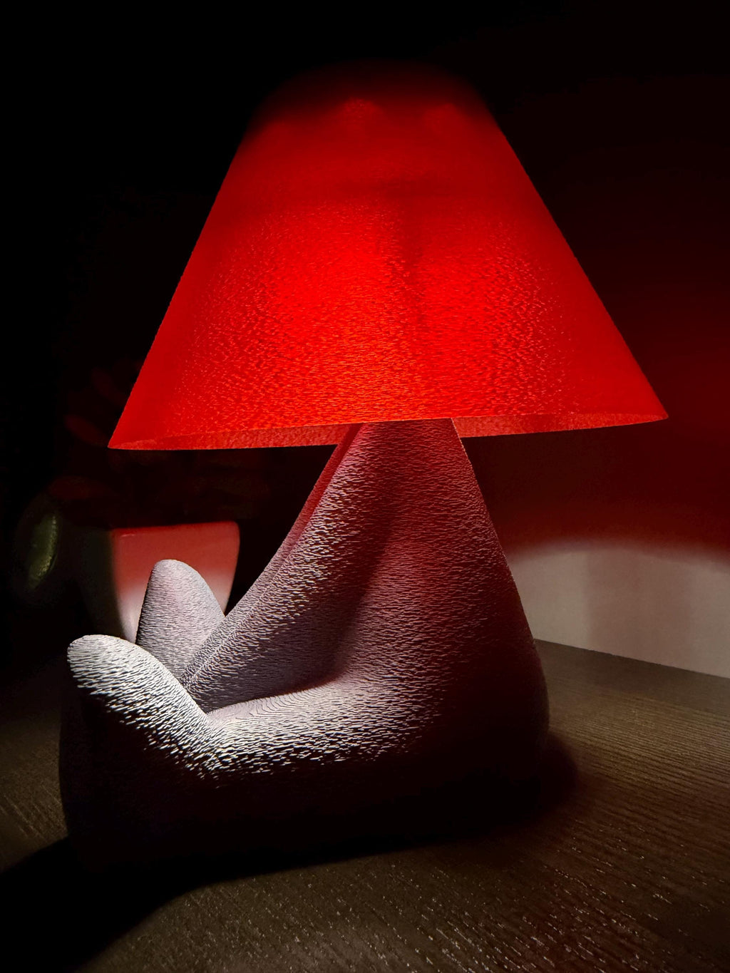 bostonhomestudio Shy Buddy Lamp Cordless Tap LED Night Light 9in