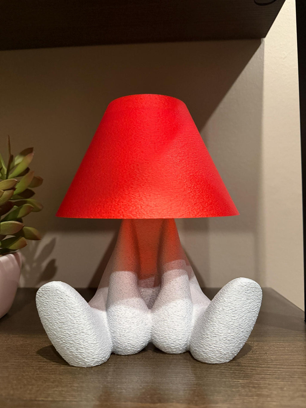 bostonhomestudio Shy Buddy Lamp Cordless Tap LED Night Light 9in