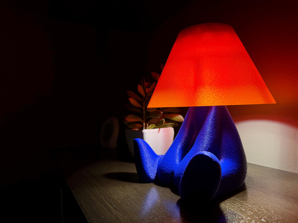 bostonhomestudio Shy Buddy Lamp Cordless Tap LED Night Light 9in