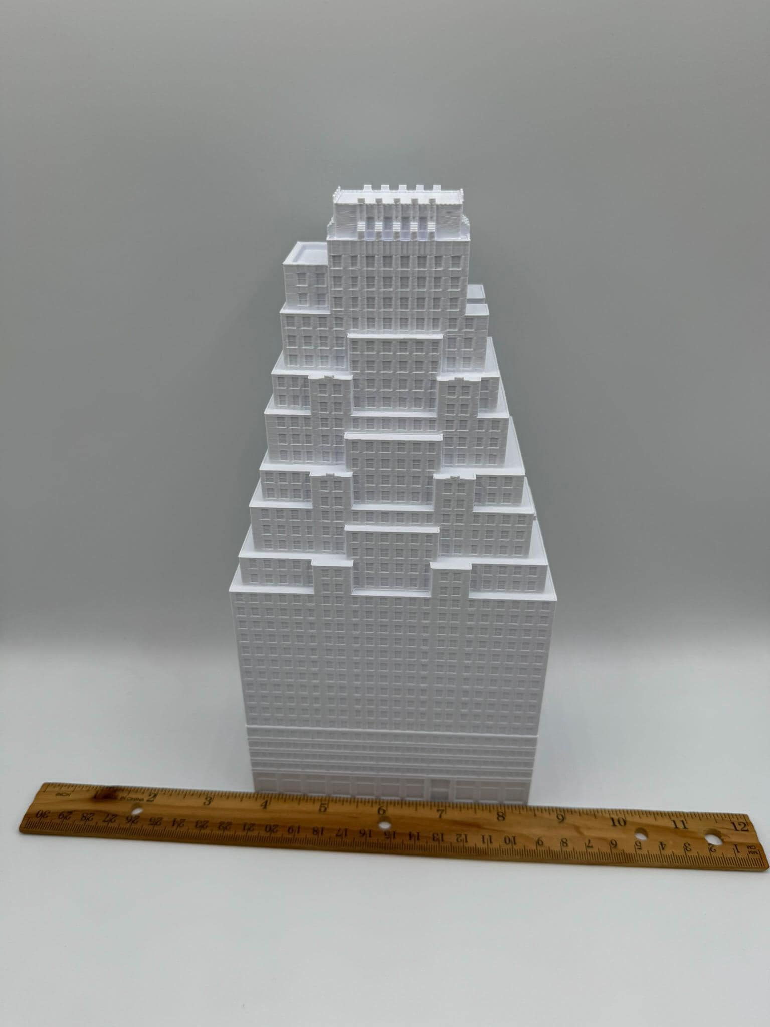 StarsoftheCity 120 Wall Street 3D Printed Architectural Model White