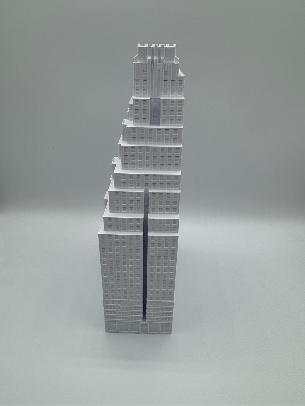StarsoftheCity 120 Wall Street 3D Printed Architectural Model White