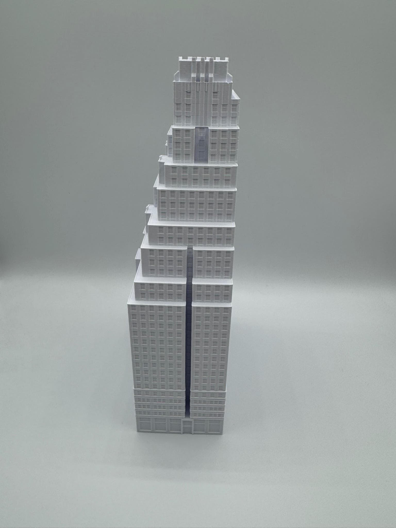 StarsoftheCity 120 Wall Street 3D Printed Architectural Model White