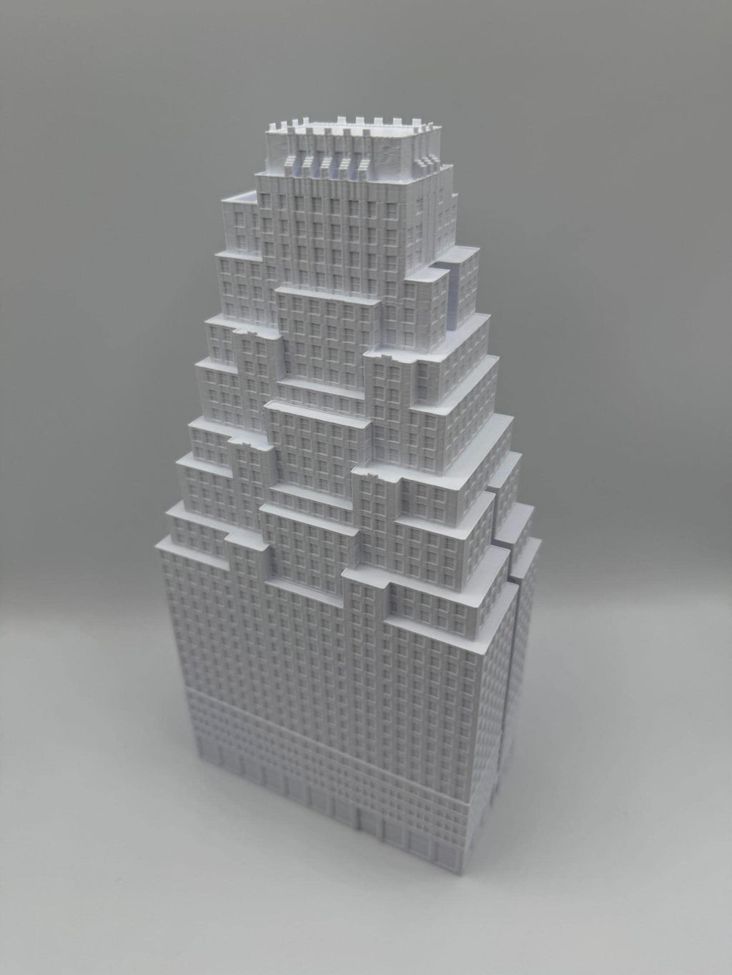 StarsoftheCity 120 Wall Street 3D Printed Architectural Model White