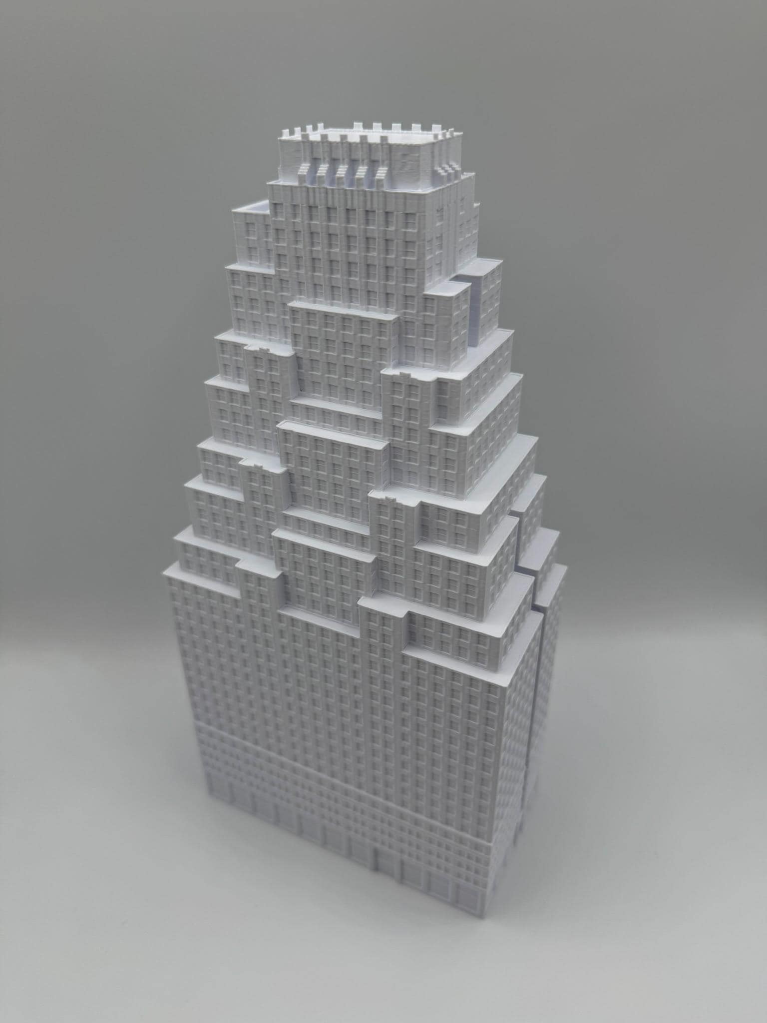 StarsoftheCity 120 Wall Street 3D Printed Architectural Model White