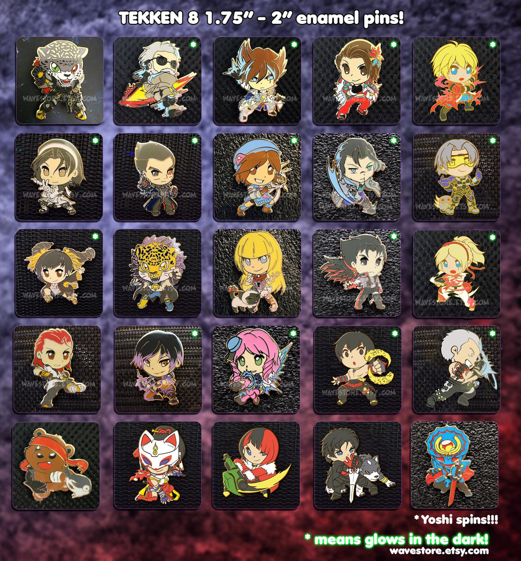 Wavestore Tekken 8 Enamel Pins Alisa
