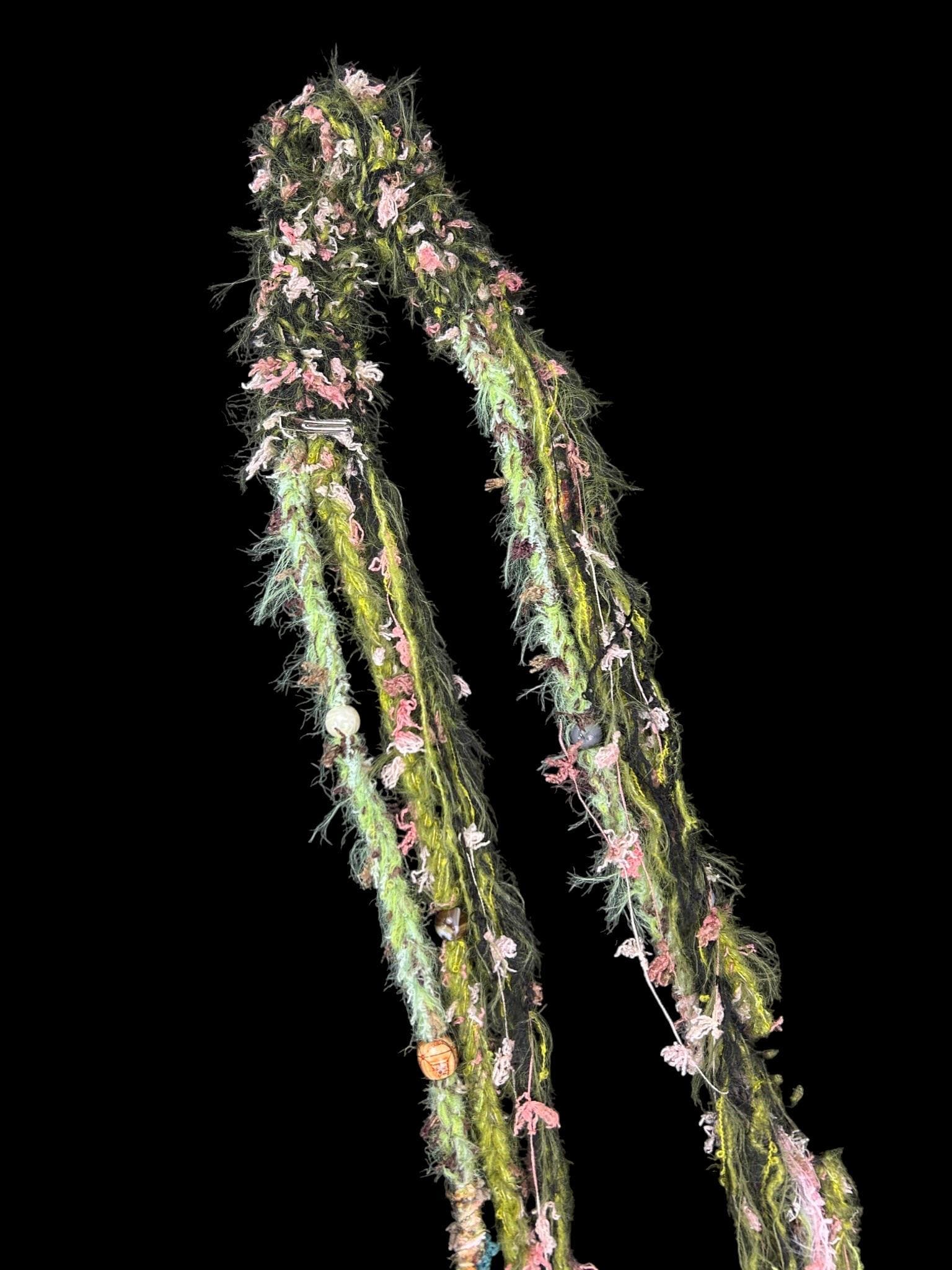 StellarPride Woodland Fairy Headband With Beaded Tassel Strands